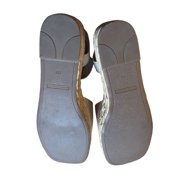 Marc Fisher Jellard 2 Platform Espadrille White Sandals Size 11M - Picture 7 of 7